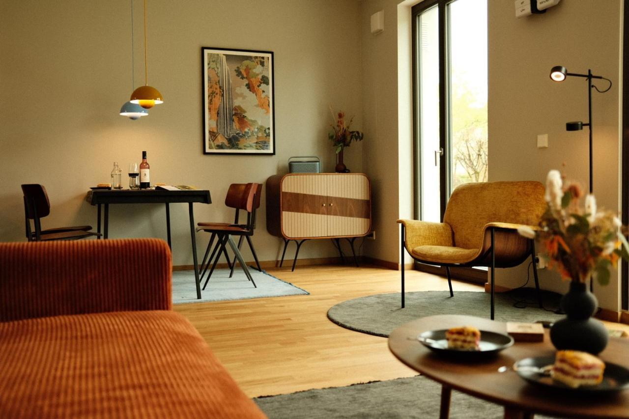 Bluestar Apartments Am Storkower See Inkl Badesteg Und Gartensauna Eksteriør billede