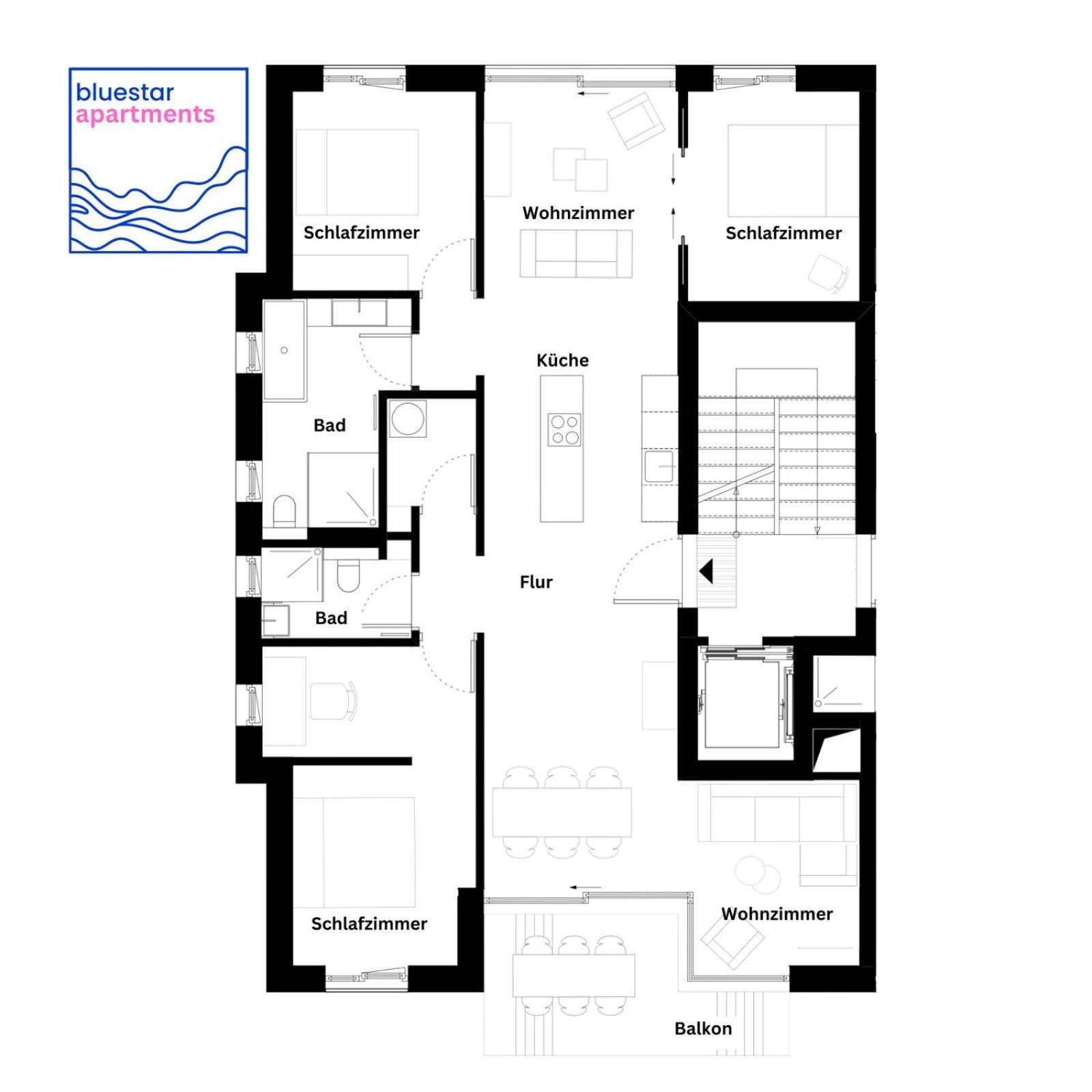 Bluestar Apartments Am Storkower See Inkl Badesteg Und Gartensauna Storkow  Eksteriør billede
